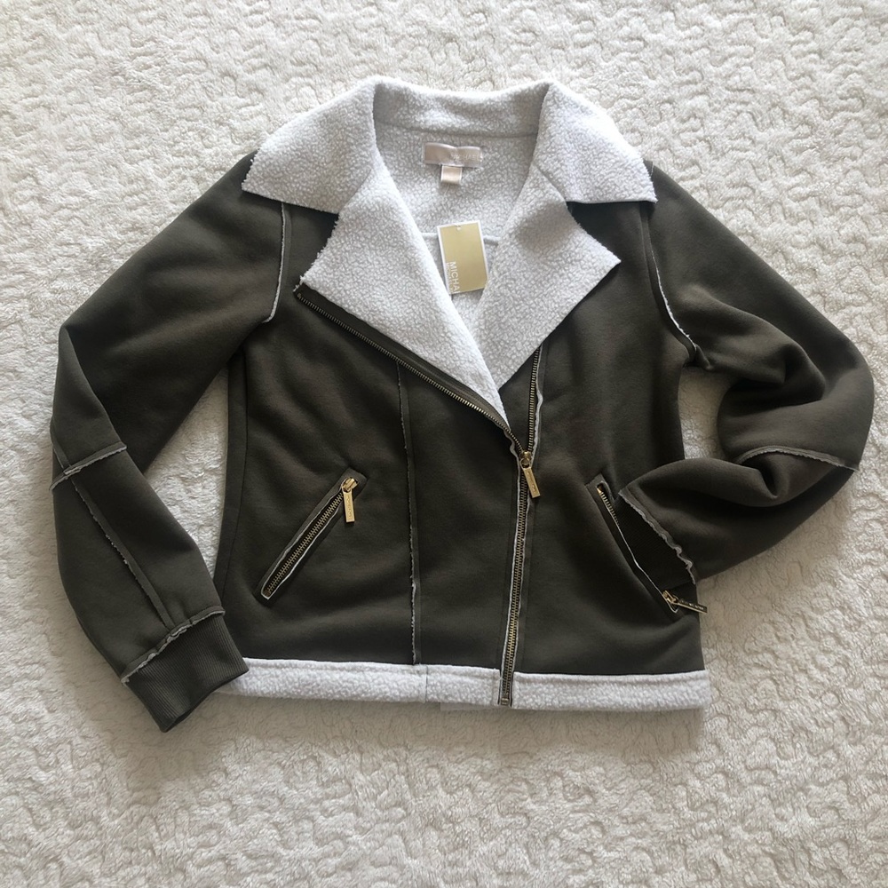 Michael Kors olive green blazer NWT size S